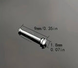 316L Surgical Steel Nose Stud - Silver 2pc