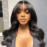 Her Hair Wear N’ Go Curtain Bang BodyWave 5x5 Wig