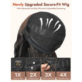 Her Hair Glueless 6x8 Layered Wig- Human Hair