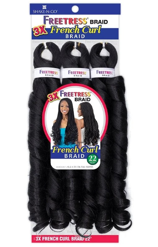 Freetress French Curl Braid Hair 22in
