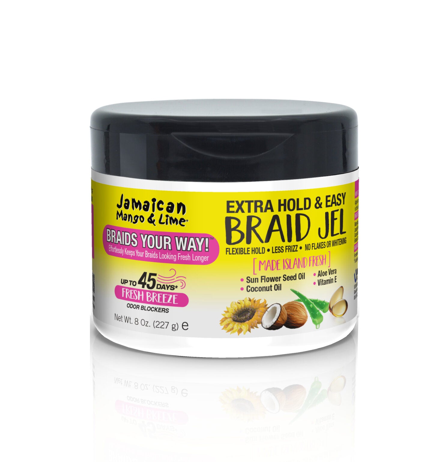 Jamaican Mango & Lime Extra Hold & Easy Braid Jel 8oz