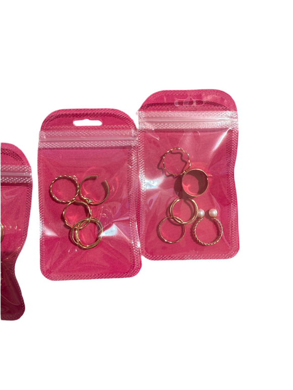 Gold Ring Set - 5pc