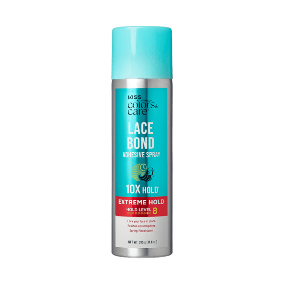 Kiss Colors & Care Lace Bond Adhesive Spray Extreme Hold 11oz