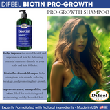 Difeel Biotin Pro-Growth Shampoo 12oz