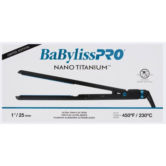 BabylissPRO Nano Titanium Limited Edition Black & Blue 1