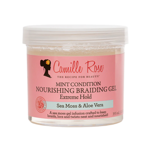 Camille Rose Mint Condition Nourishing Braiding Gel “Extreme Hold 12oz