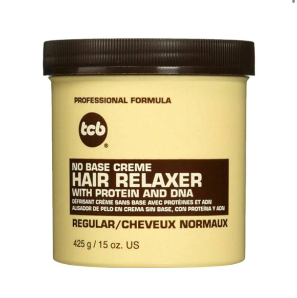 TCB Hair Relaxer No Base Creme, Regular Jar, 15oz