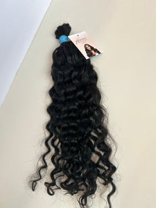 Her Hair: Boho Water Curl Bulk Braiding Hair - 18”