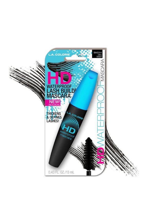 LA Colors CBMS314 HD Waterproof Very Black Mascara