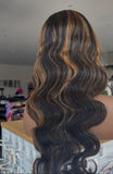 Her Hair 1B/30 Body Wave 13x4 Frontal Wig