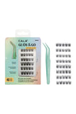 CALA 35304 Glam & Go Natural Glam Pre-Glued Clusters - 6