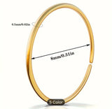 316L Surgical Steel Nose Hoop - Gold 2pk