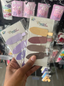 Crystal Collection Flat Clips