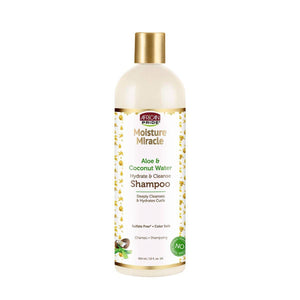 African Pride Moisture Miracle Aloe & Coconut Water Hydrate & Cleanse Shampoo - 12 fl oz