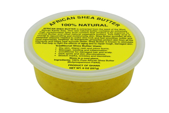 African Raw Shea Butter [Yellow] 8oz