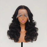 Her Hair Glueless 6x8 Layered Wig- Human Hair