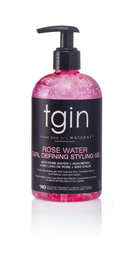 Tgin Rose Water Curl Defining Styling Gel 13oz