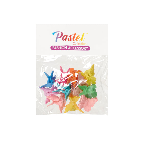 Pastel Collection- Mini Butterfly Claw Cips