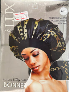 Lux by Qfitt Luxury Silky Satin Bonnet [L/XL] - Patterns