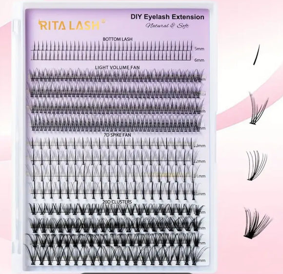 Rita Lash DIY Lash Clusters Set -