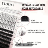 YIDUO DIY Eyelash Cluster Set