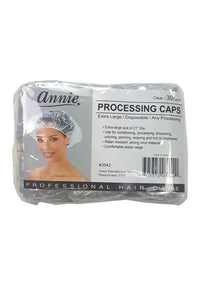 Annie #3542 Clear Disposable XL Processing Caps 30 ct