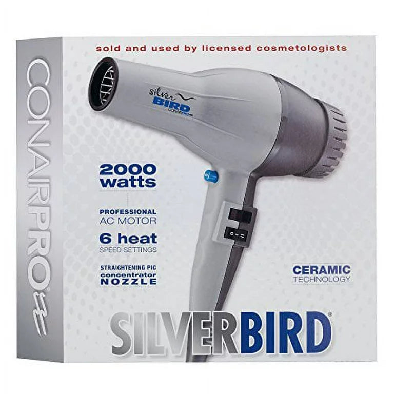 Conair Pro SilverBird Hair Dryer – Beauty2Go LLC
