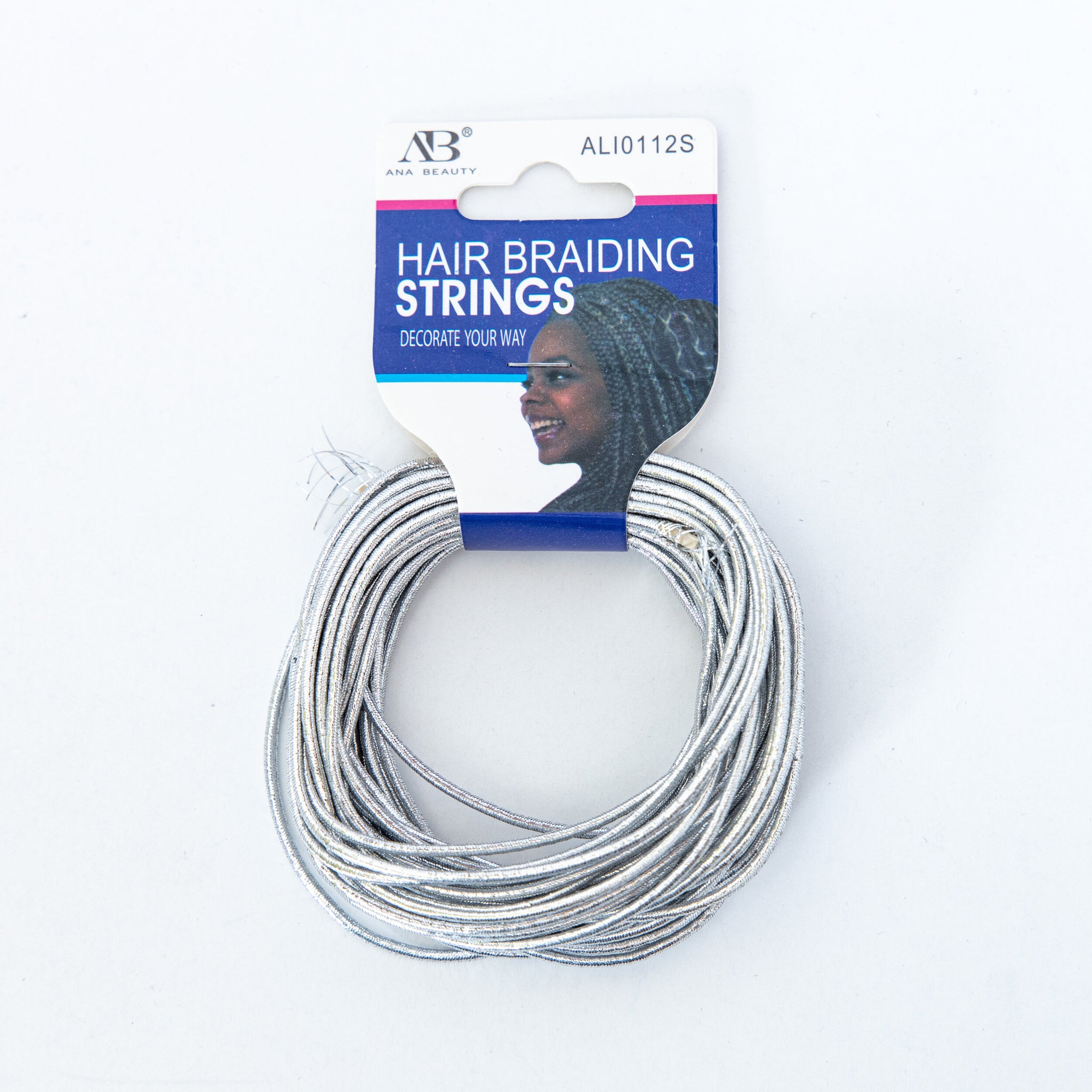 Ana Beauty Hair Braiding String- Silver – Beauty2Go LLC