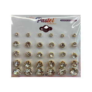 Gold Stud Earrings - 4-6-8-10-12MM