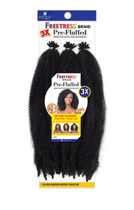 Freetress 3X PRE-FLUFFED POPPIN' TWIST 16"