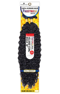 Freetress 100% Human Hair Island Curl Bulk 18"