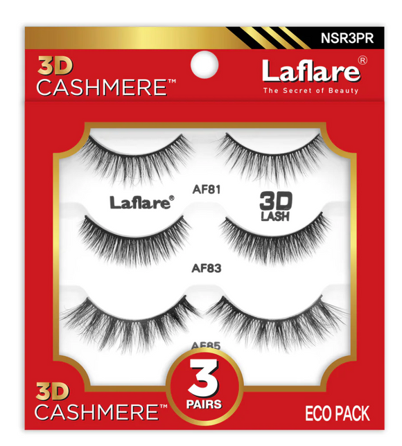 LaFlare 3D Cashmere 3 Pairs Eco Pack