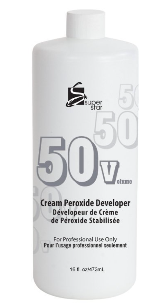 Super Star Cream Peroxide Developer 50 Vol 16oz