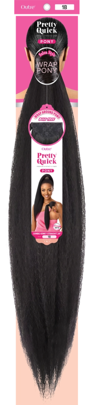 Outre Pretty Quick - Wrap Pony - Jumbo Kinky Straight