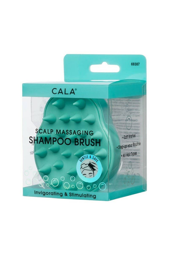 CALA 69307 Mint Scalp Massaging Shampoo Brush - 6pc
