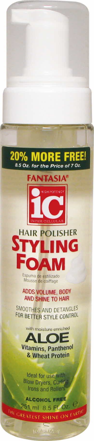 Ic Hair Polisher Aloe Styling Foam 8.5oz