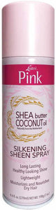 Pink Shea Butter Coconut Oil Silkening Sheen Spray