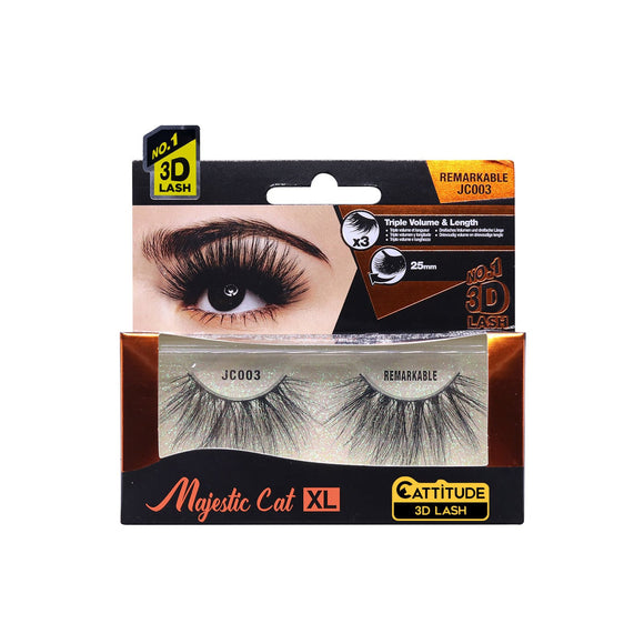 Ebin New York Cattention 3D 25mm 3X Lashes Majestic Cat