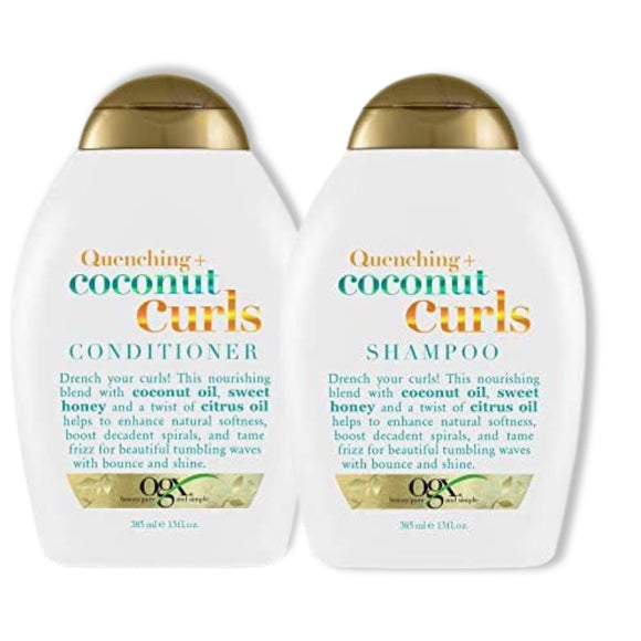 Daily Deal: OGX Quenching + Coconut Curls Curl-Defining Shampoo  Conditioner Set