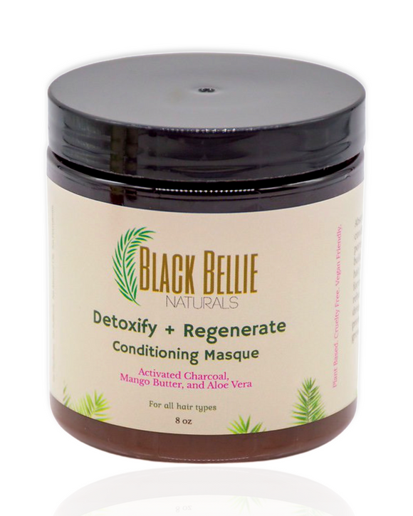 Black Bellie Naturals Detoxify + Regenerate Conditioning Masque 8oz
