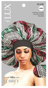 Lux by Qfitt Luxury Silky Satin Bonnet Jumbo - Patterns