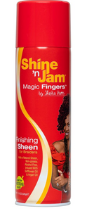 Ampro Shine-N-Jam Magic Fingers Finishing Sheen For Braids 11.5oz