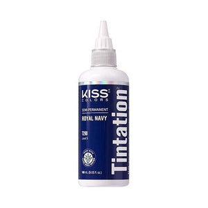 Kiss Tintation Semi-Permanent Hair Color- T290 ROYAL NAVY