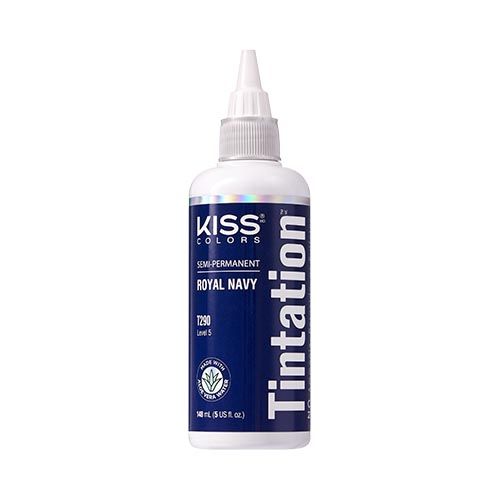 Kiss Tintation Semi-Permanent Hair Color- T290 ROYAL NAVY