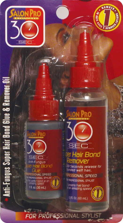 Salon Pro 30 Sec Super Hair Bond Remover & Glue 2oz