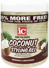 Ic Hair Polisher Coconut Styling Gel 20oz