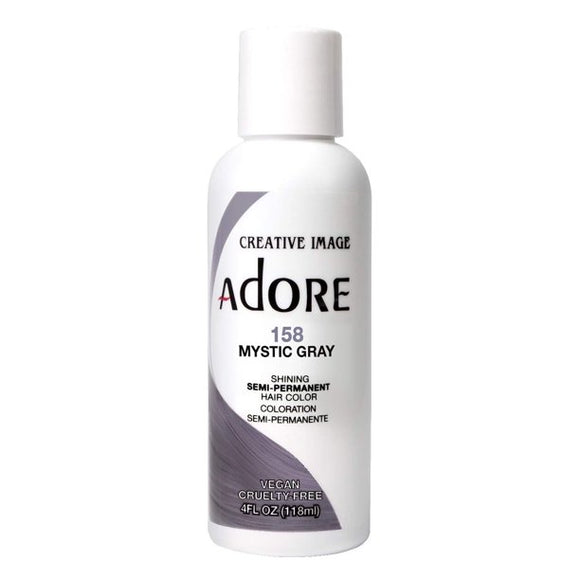 Adore Semi Permanent Hair Color - 158 Mystic Gray