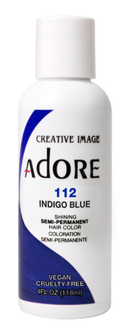 Adore Semi Permanent Hair Color - 112 Indigo Blue